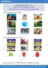 Đề thi học kì 2 Tiếng Anh 4 Global Success - Đề số 5